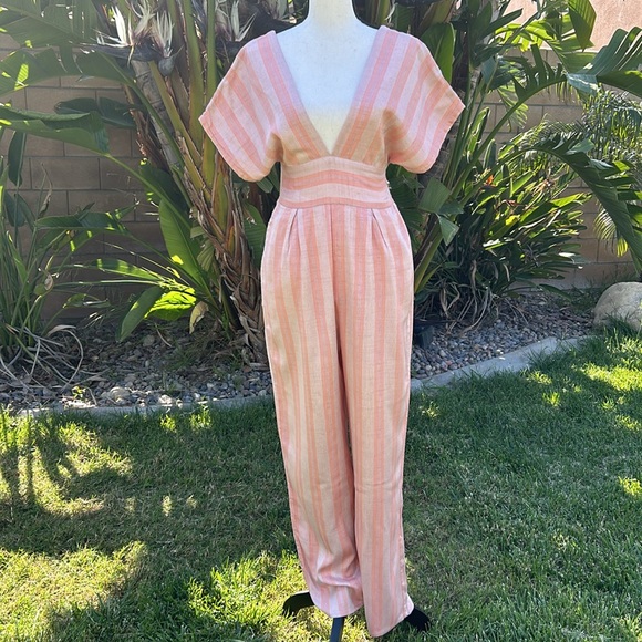L*Space Capistrano Jumpsuit in Melody Stripe Small - Picture 3 of 8
